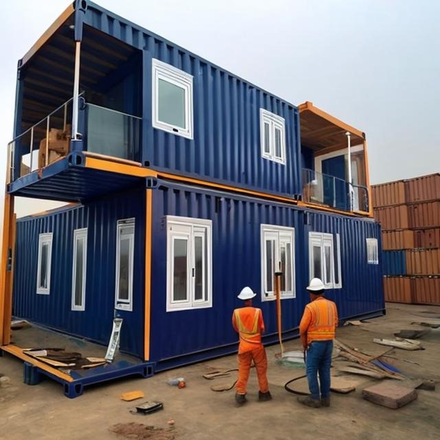 Container home under development